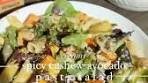 spicy cashew-avocado pasta salad!!! it's been quite a while ...