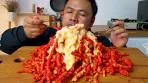Spicy Cheetos Nacho Cheese fondue ASMR
