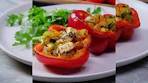 Spicy Chickpeas Stuffed Bell Peppers Recipe | 🚨Recipe alert ...