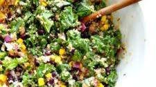 Spicy Kale and Quinoa Black Bean Salad