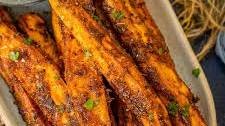 Spicy Oven Roasted Sweet Potato Wedges Recipe