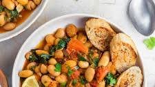 Spicy Roasted Tomato White Bean Stew