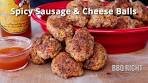 Spicy Sausage & Cheese Balls on the Traeger Grill