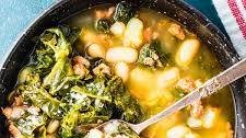 Spicy Sausage Potato Kale Soup