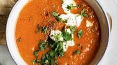 Spicy Tomato Soup with Lentils