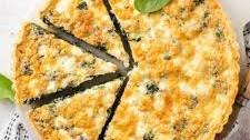 Spinach and Feta Quiche Souffle
