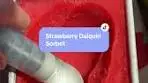 Strawberry Daiquiri Sorbet 😍🍓🍨🍹 for episode 4 of Boozy ...