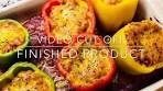 Stuffed Bell Peppers (ground turkey, brown rice ...