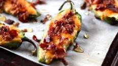 Stuffed Jalapeños with Bacon & Cheddar