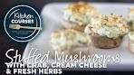 Stuffed Mushrooms with Crab, Cream Cheese, and Fresh ...