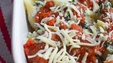 Stuffed Shells with Spinach and Mushrooms