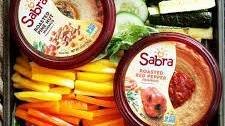 Summer Garden Vegetable Hummus Board