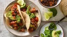Sweet potato and black bean tacos