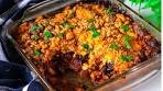sweet potato black bean casserole