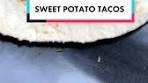 Sweet potato tacos 🌮 #sweetpotatorecipe #sweetpotato ...