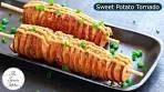 Sweet Potato Tornado Recipe without Machine | Sweet Potato ...