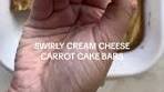 SWIRLY CREAM CHEESE CARROT CAKE BARS 🥕 a perfect ...