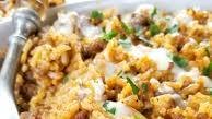 Taco Rice with Queso