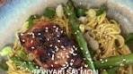 TERIYAKI SALMON with NOODLES & ASPARAGUS 🍣 A ...