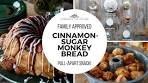 The best CINNAMON-SUGAR MONKEY BREAD!!!