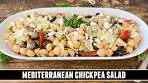 The BEST-EVER Mediterranean Chickpea Salad | Healthy & ...