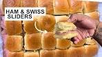 The BEST Ham & Swiss Cheese Sliders | Easy Gameday ...