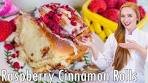 The BEST Raspberry Rolls with cream cheese filling! Using ...