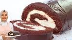 The lightest, most decadent CHOCOLATE CAKE ROLL I've ...