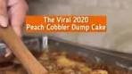 This Peach Cobbler Dump Cake had me in over my head ...