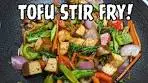 TOFU STIR FRY Recipe in 20 minutes With Mushrooms and ...
