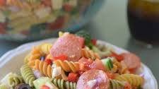 Tricolor Pasta Salad With Italian Dressing