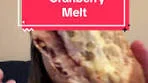 Tried the Turkey Cranberry Melt from @lamadeleinecafe ...