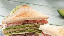 Triple-Decker Turkey Club with Zesty Avocado Ranch Spread