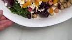 Try this Greek inspired Beet Salad. It's so fresh and crunchy ...
