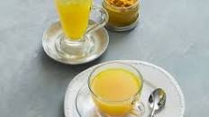 Turmeric, lemon and ginger tea