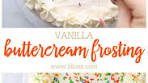Vanilla Buttercream Frosting