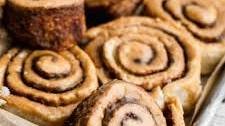 Vegan Cinnamon Rolls with Maple Espresso Frosting