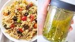 Vegan Pasta Salad with Homemade Italian Dressing
