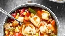 Vegetable Tortellini Soup