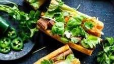 Vietnamese Banh Mi Sandwich
