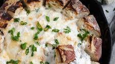 Warm Crab Dip in a Bread Bowl