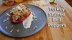 Weekday Dinner Idea: Stuffed Bell Peppers w/ Ground Turkey ...