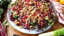Winter Salad with Beets and Pomegranates