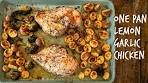 ⏰ 45 Minute Meal One Pan Lemon Garlic Chicken with ...