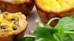 🍳 Mini Quiche 4-Ways 😍 Ham and cheese, veggie, or cheesy ...