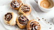 1 hour Chocolate Cinnamon Rolls