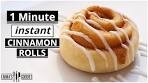 1 Minute *INSTANT* Fluffy CINNAMON ROLLS !