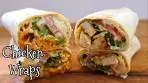 2 Easy Chicken Wraps | Ranch Wraps Recipe