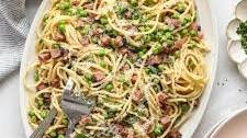 20-Minute Ham & Peas Pasta