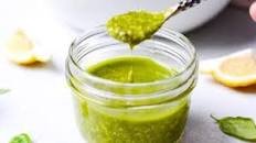 3-Ingredient Pesto Vinaigrette